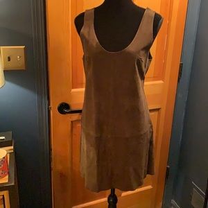 BB Dakota Brown Suede Katniss Dress
